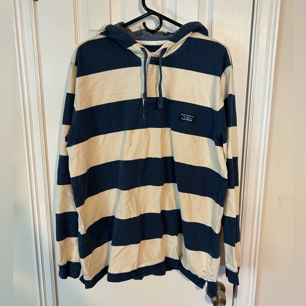 LL Bean Henley Hoodie